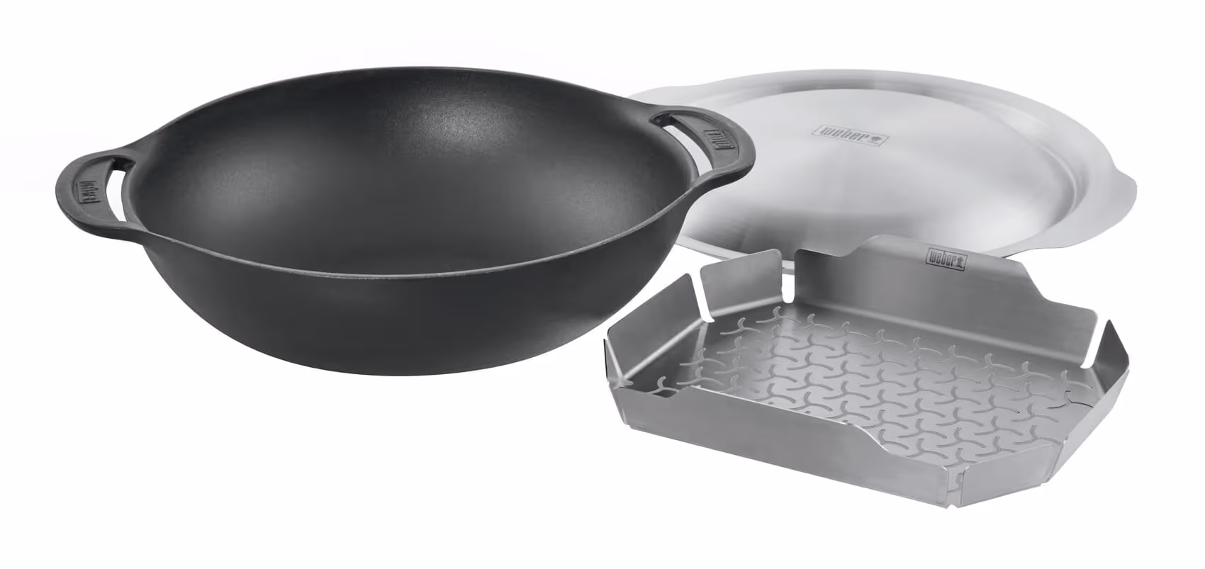 Weber Wok-Set mit Dünsteinsatz