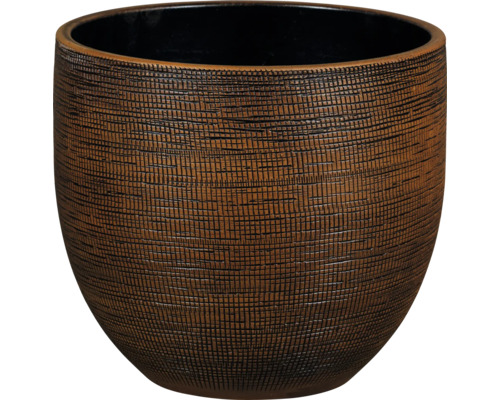 Passion for Pottery Übertopf Le Havre Ø 48 H 45 cm braun