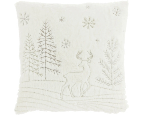 Dekokissen Norvik weiss/beige 45x45 cm
