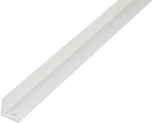 Winkelprofil Alu weiß 20x20x1,5 mm, 2,6m