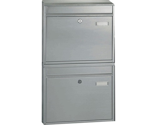Rottner Standbriefkasten 360 x 635 x 110 mm Edelstahl