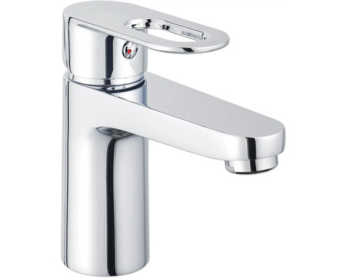 form&style Waschtischarmatur LEHUA CoolStart mit Zugstangen-Ablaufgarnitur chrom
