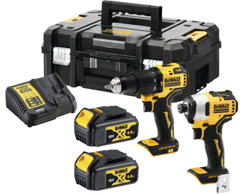 DeWalt Akku-Kombiset 18 V DCK2062M2T-QW DCD709 Kombibohrmaschine und DCF809 Schlagschrauber