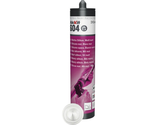 Akkit 604 Sanitär Silikon weiss matt 310 ml