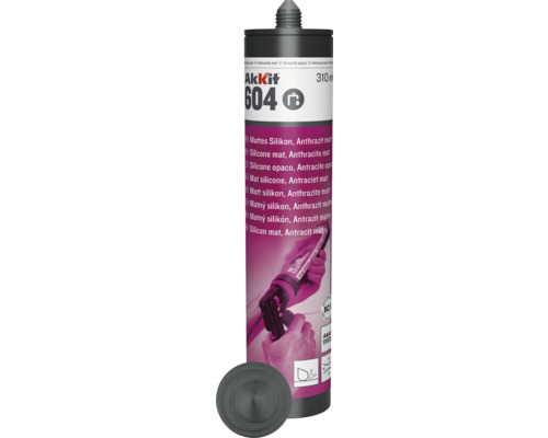 Akkit 604 Sanitär Silikon anthrazit matt 310 ml