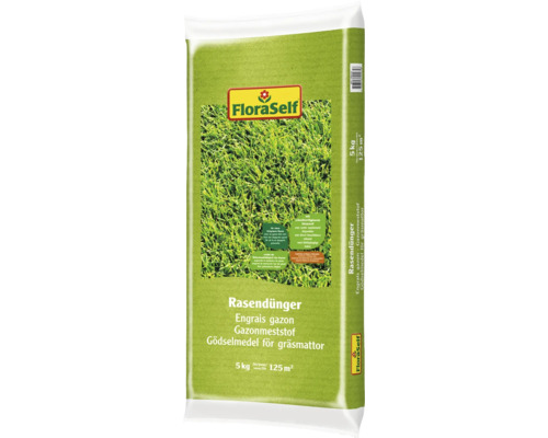 Rasendünger FloraSelf 5 kg / 125 m² mineralischer Dünger