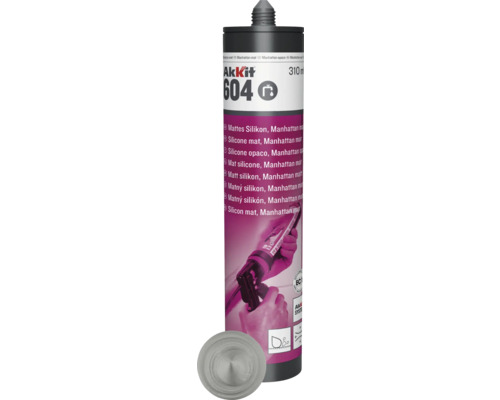 Akkit 604 Sanitär Silikon manhattan matt 310 ml