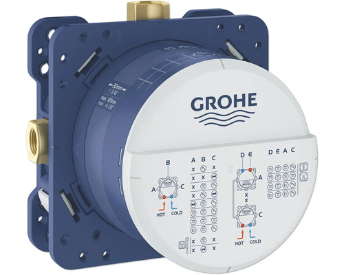 GROHE Duscharmatur Unterputz RAPIDO SMARTBOX messing gebürstet 35600000