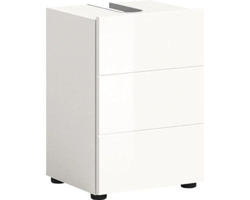 Xonox.home Waschbeckenunterschrank Vira BxHxT 38 x 56 x 34 cm Frontfarbe weiss hochglanz