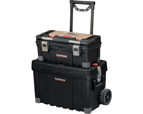 Werkzeugkoffer-Rollwagenset Set Pattfield 22" + 25" 37,3 x 63,5 x 64,5 cm