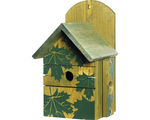 Nistkasten mit Camouflage-Design 18.5x19x32 cm Ahorn