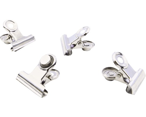 Magnetclip Mini-Graffa verchromt 20x20x16 mm 4er-Set