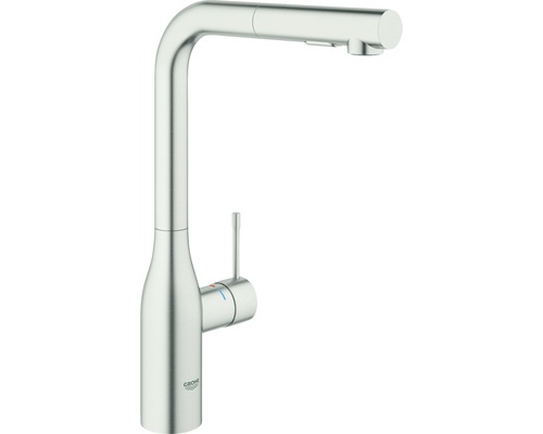 GROHE Küchenarmatur mit Handbrause ESSENCE supersteel matt 30270DC0