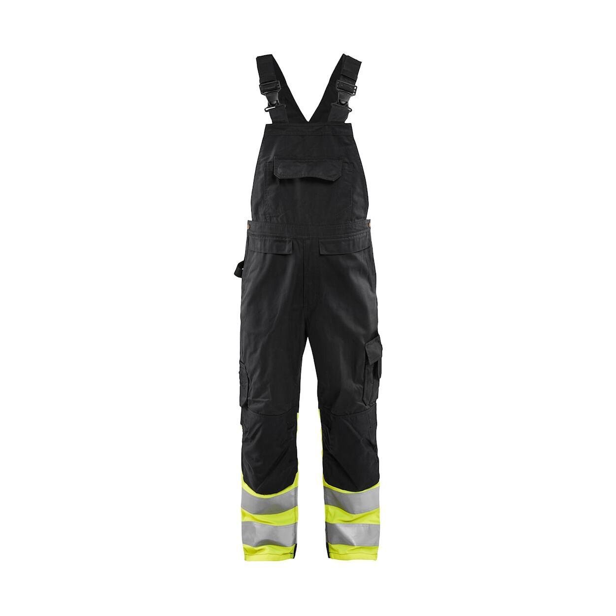latzhose mit hoher sichtbarkeit