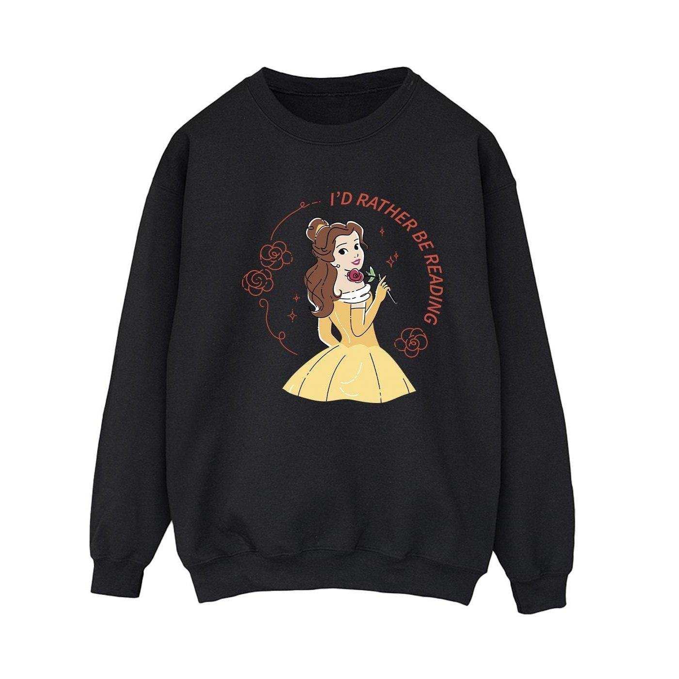 Beauty And The Beast I'd Rather Be Reading Sweatshirt