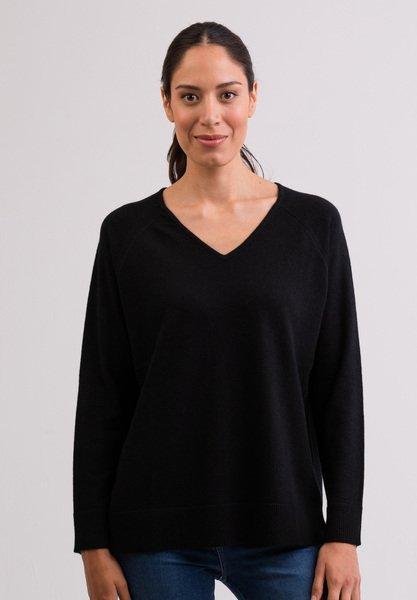 Pullover mit Seitenschlitzen