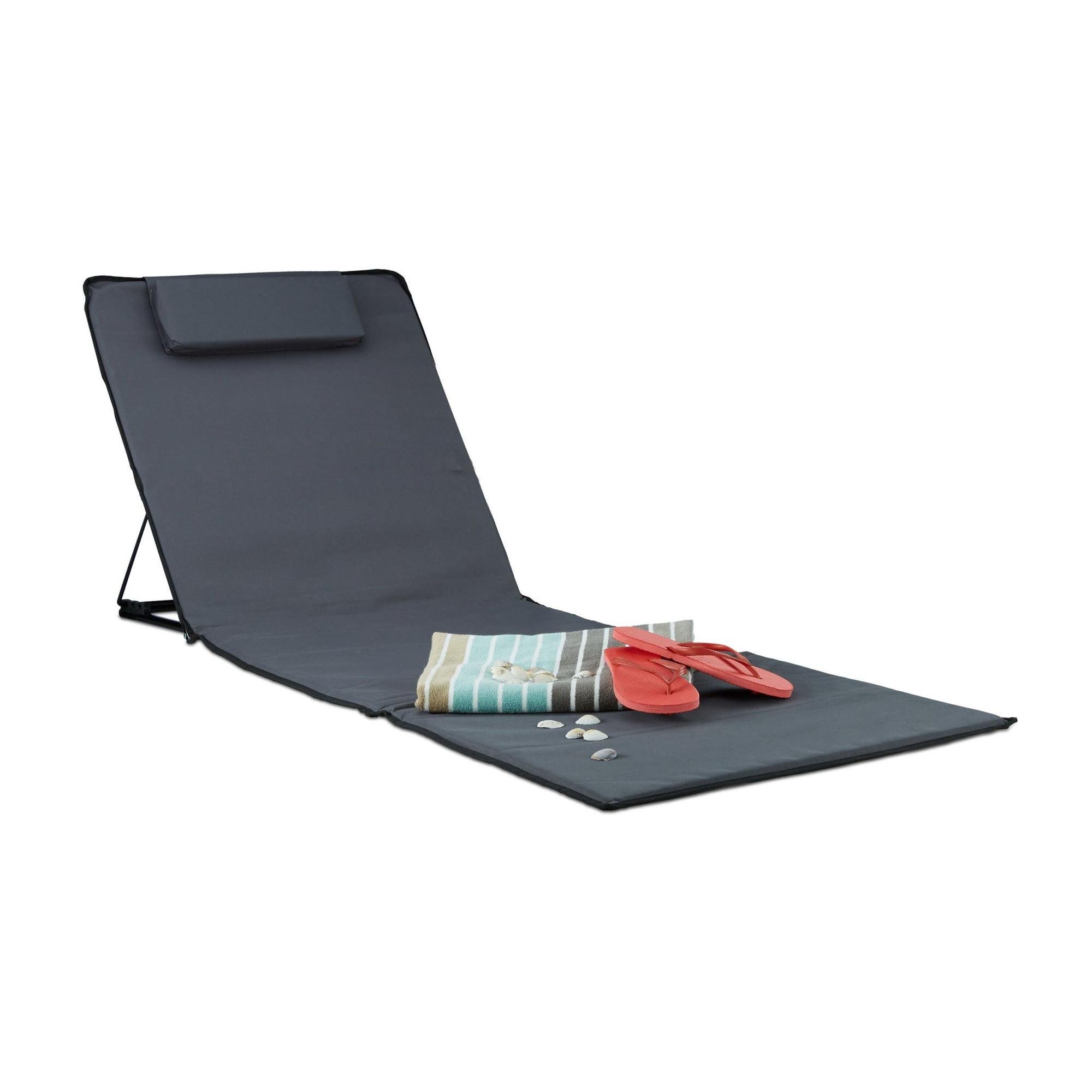 XXL Strandmatte mit Kissen