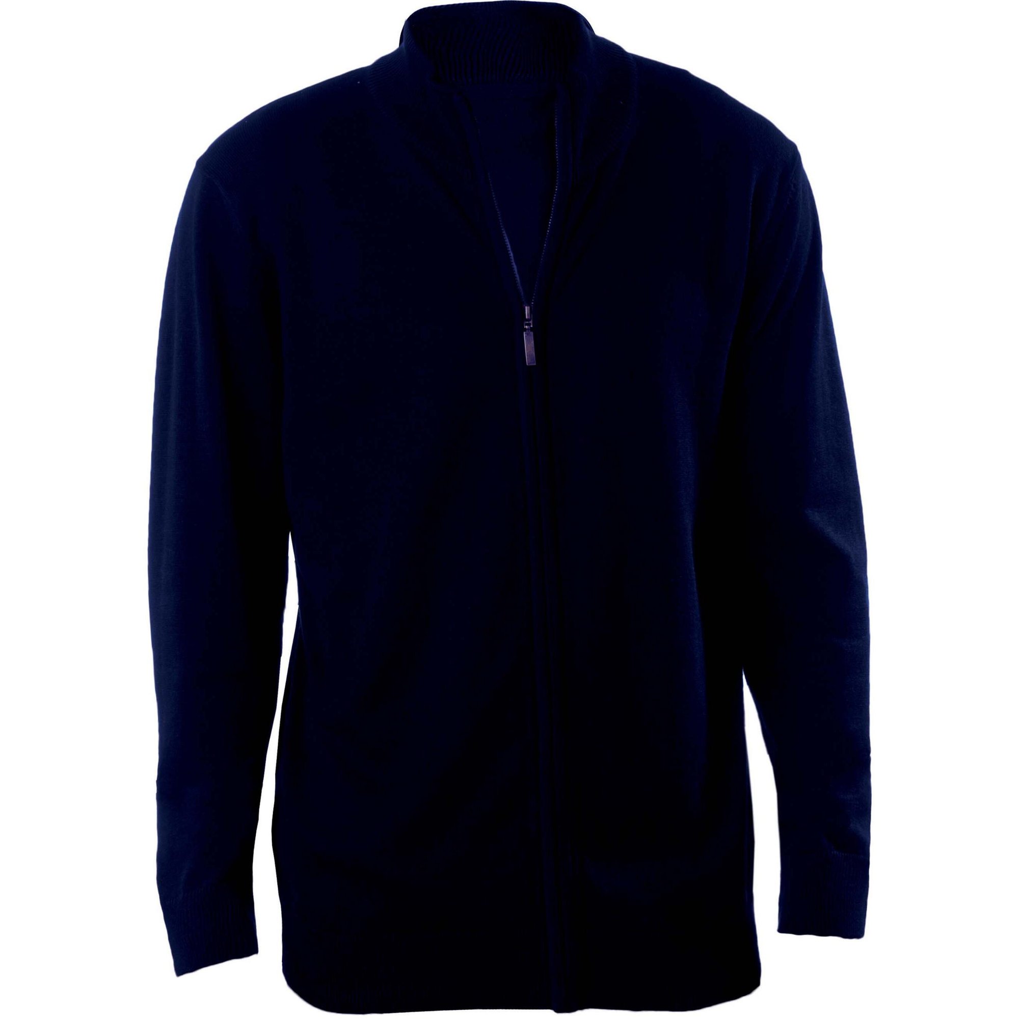 strickjacke mit reißverschluss ajustée