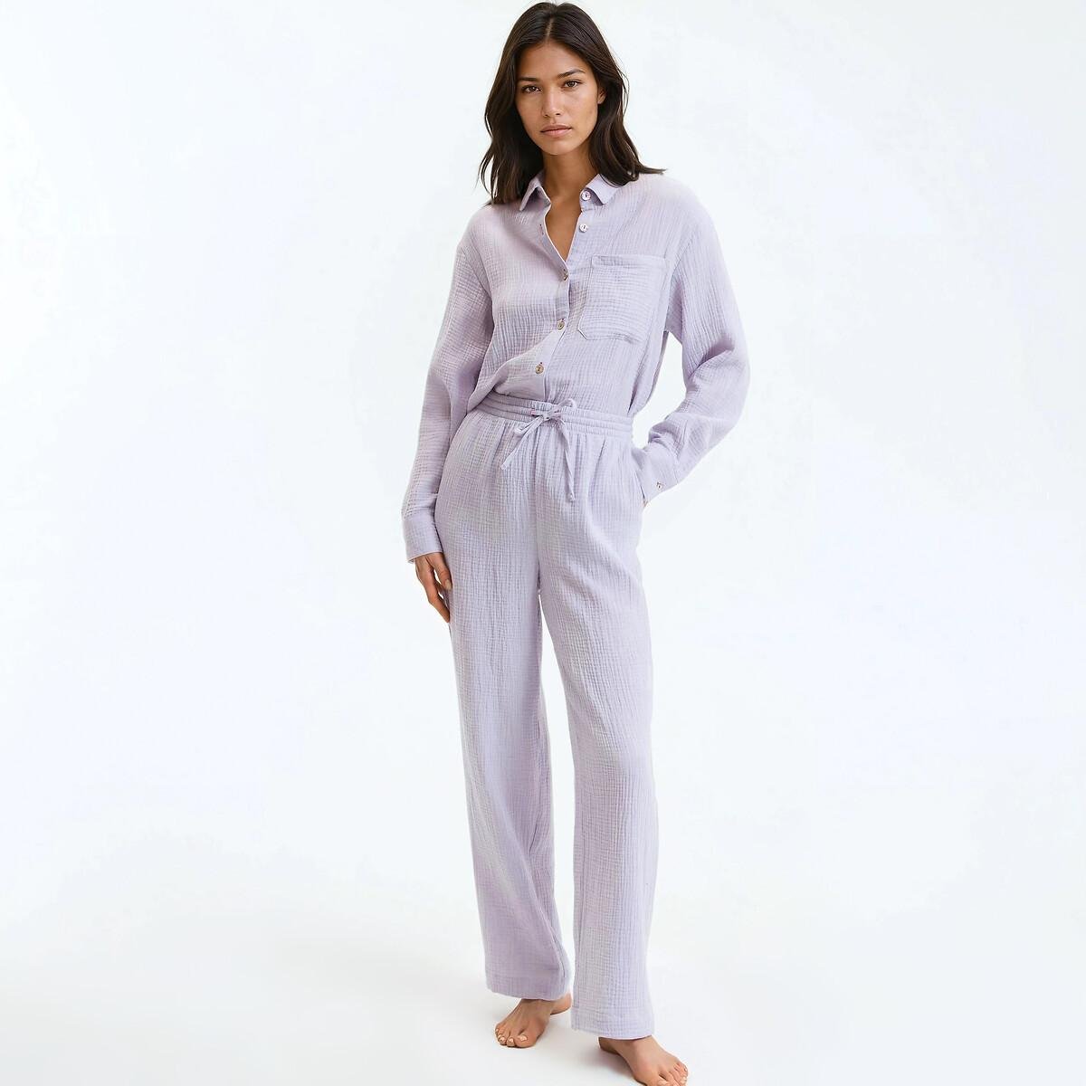 Pyjama aus Baumwollgaze
