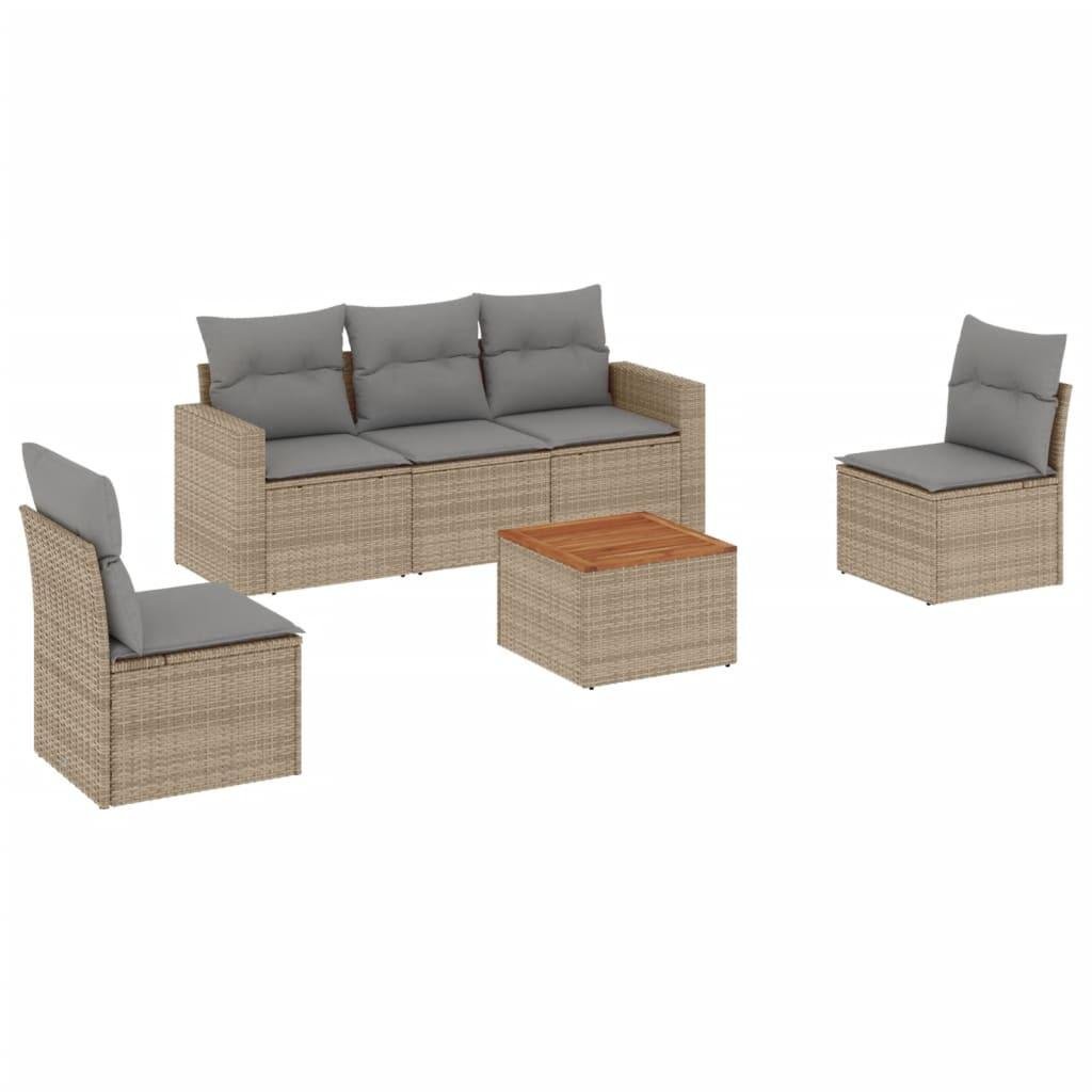 Garten sofagarnitur poly-rattan