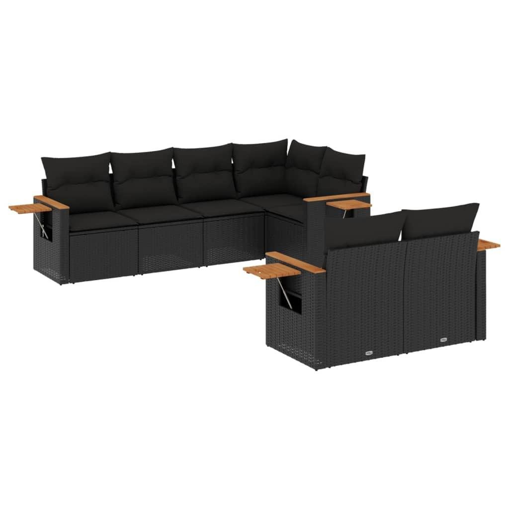 Garten sofagarnitur poly-rattan