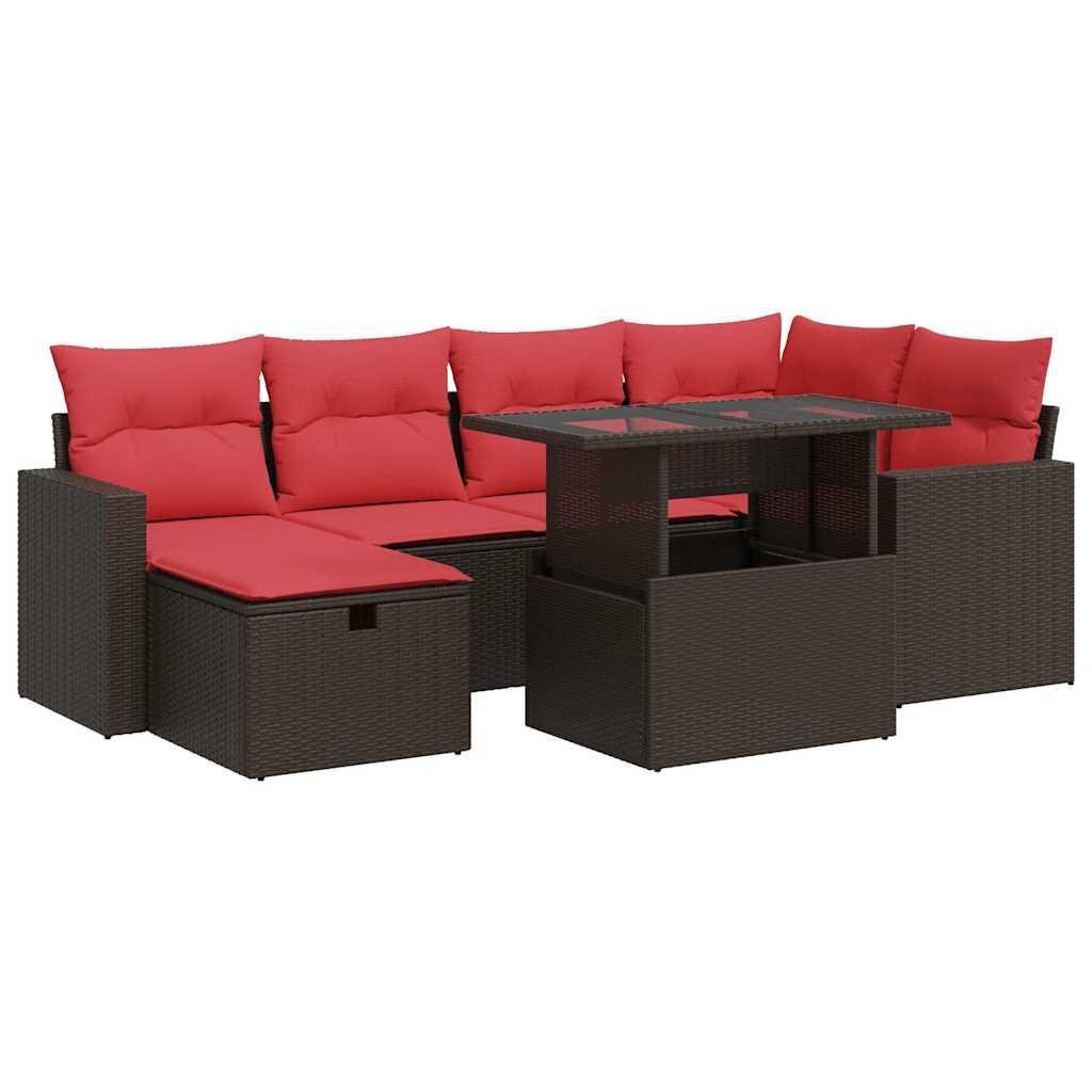 Garten sofagarnitur poly-rattan