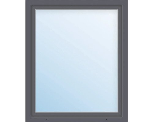 ARON Kunststofffenster 1 Flügelig weiss/anthrazit 800 mm x 1000 mm