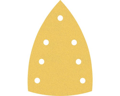 Bosch Schleifblatt für Deltaschleifer, 100x150 mm, Korn 120, Gelocht, 50 Stück