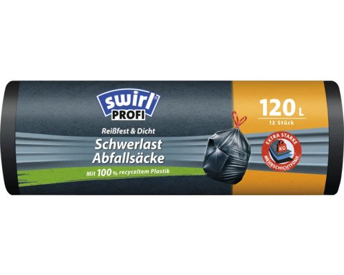 Swirl Schwerlast Abfallsäcke 120 L 12 StÜCK