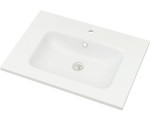 Möbelwaschtisch Tessin Mineralguss weiss 61 cm
