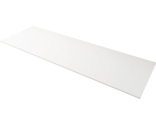 Baden Haus Waschtischplatte Solid Surface 141 cm x 46 cm x 1,2 cm weiss