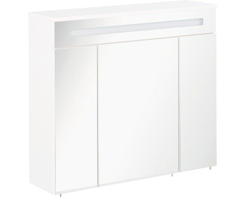 Fackelmann LED-Spiegelschrank Kara BxHxT 80 x 69.6 x 22.5 cm weiss