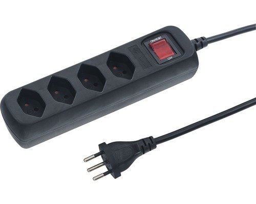 Steckdosenleiste Power Easy 4xT13 mit Resetschalter 1.5 m