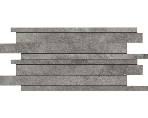 Mosaikfliese Muretto PTFM Atmosphere anthrazite 30x60 cm