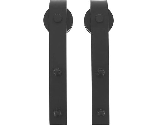 Intersteel Laufrollen-Set rechts schwarz