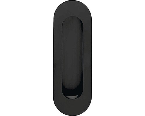 Intersteel Griffmuschel oval 120 x 40 mm schwarz