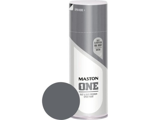 Maston Sprühlack ONE seidenmatt RAL 9007 graualuminium 400 ml
