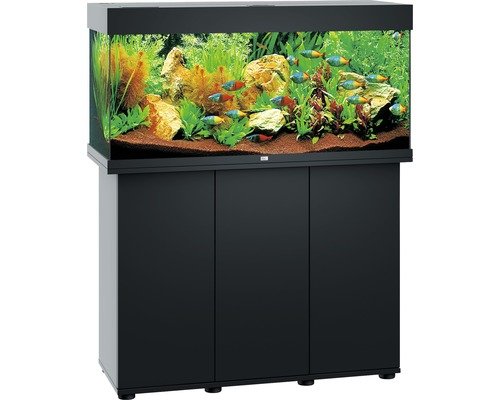 Aquariumkombination Juwel Rio 180 LED SBX mit Unterschrank schwarz