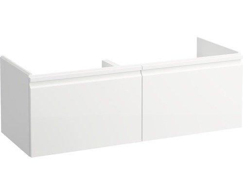 Waschtischunterschrank PRO S-120 IS weiss glanz