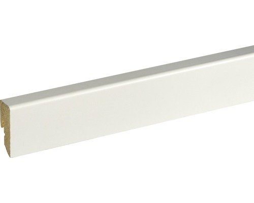 SKANDOR Sockelleiste SU047L weiss foliert 2500 x 40 x 16 mm