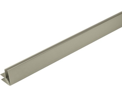 Winkelleiste aus Kunststoff Dekor Rauchgrau für Paneelstärke 5-8 mm 2600 mm