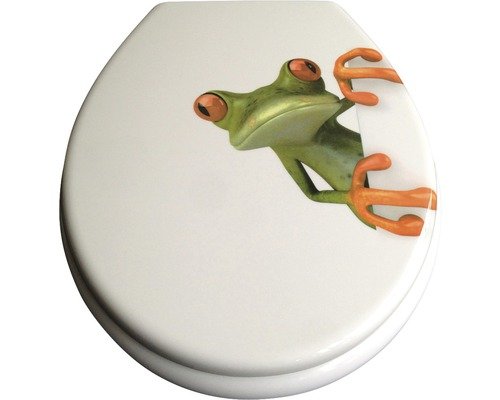 WC-Sitz Adob Cortina Frosch weiß grün