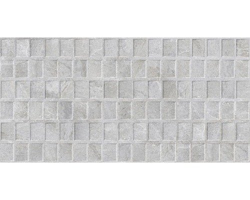 Feinsteinzeug Dekorfliese Dover Gris 45x90 cm