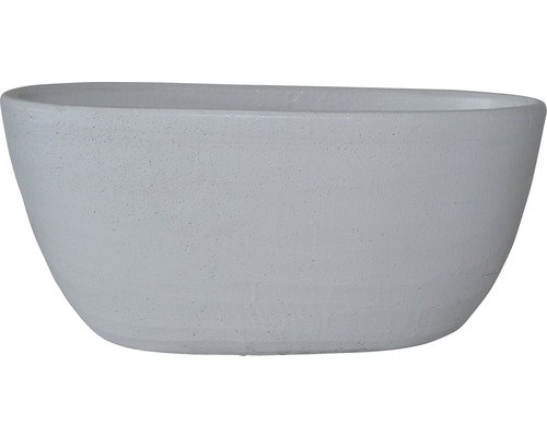 Übertopf Passion for Pottery Porto Keramik 28 cm x 15 cm x 13 cm weiss