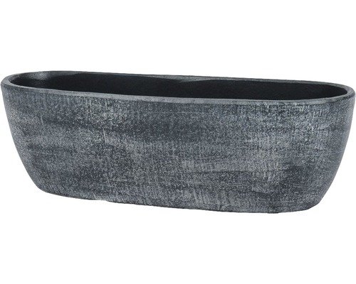 Übertopf Passion for Pottery Porto Keramik 28 cm x 15 cm x 13 cm grau