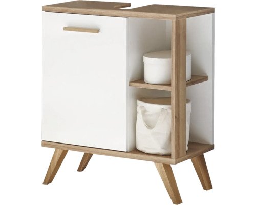 Waschbeckenunterschrank Pelipal Noventa BxHxT 60.5x65x33 cm Frontfarbe weiss