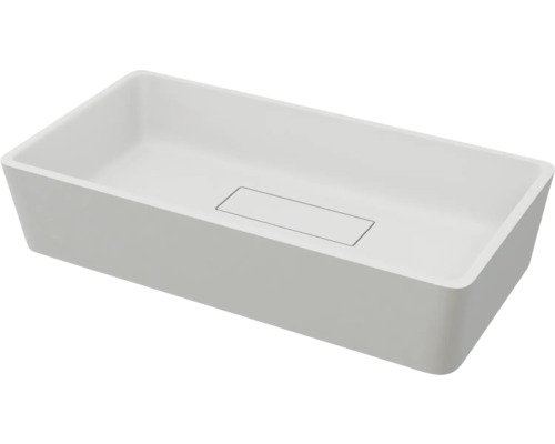 Baden Haus Aufsatzwaschbecken VAGUE 63 x 33 cm weiss matt matt 50184