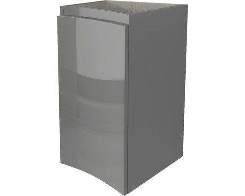 Unterschrank Baden Haus Vague Höhe 55 Breite 34 Tiefe 40 cm anthrazit