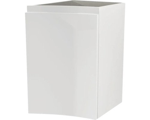 Unterschrank Baden Haus Vague Höhe 55 Breite 34 Tiefe 40 cm weiss glänzend