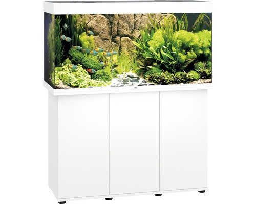 Aquariumkombination Juwel Rio 350 LED SBX mit Unterschrank weiss